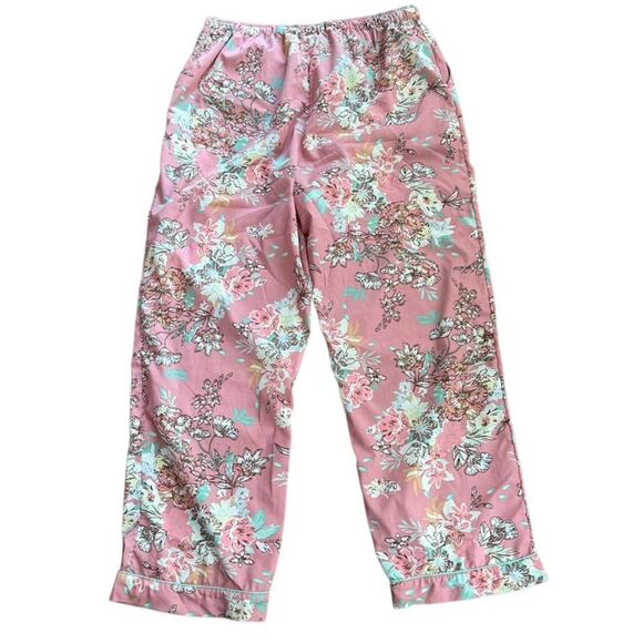 Cupcakes & Cashmere Floral Pajama Bottoms Pink Floral Large - Picture 2 of 6